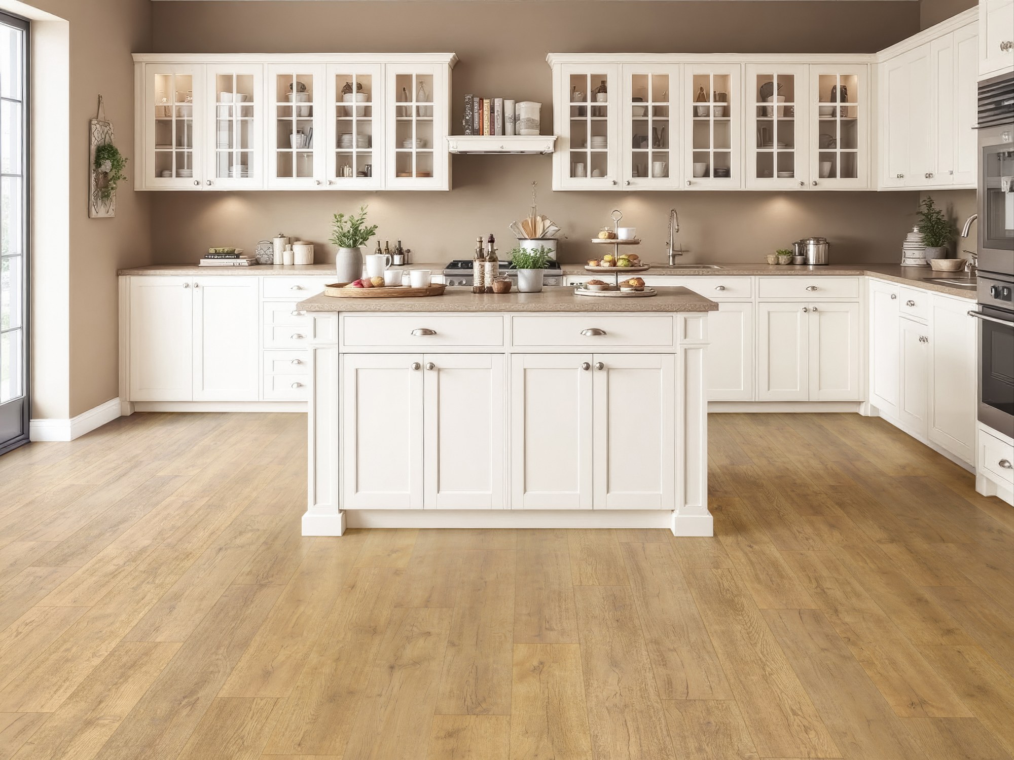 Click LVT in a living room